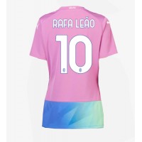 Camiseta AC Milan Rafael Leao #10 Tercera Equipación para mujer 2023-24 manga corta